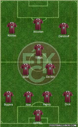 1.FC Kaiserslautern Formation 2012