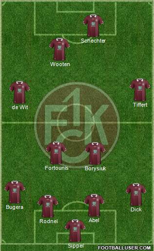 1.FC Kaiserslautern Formation 2012