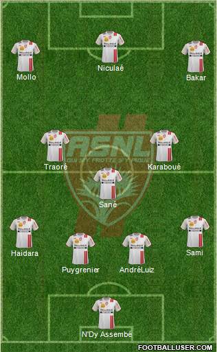 A.S. Nancy Lorraine Formation 2012