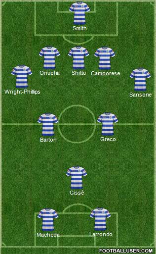 Queens Park Rangers Formation 2012