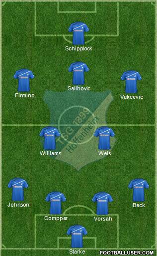 TSG 1899 Hoffenheim Formation 2012