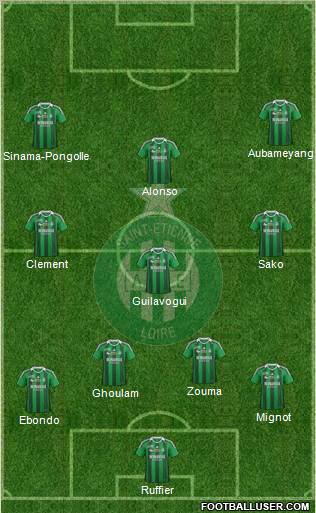 A.S. Saint-Etienne Formation 2012