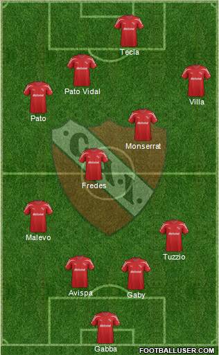 Independiente Formation 2012