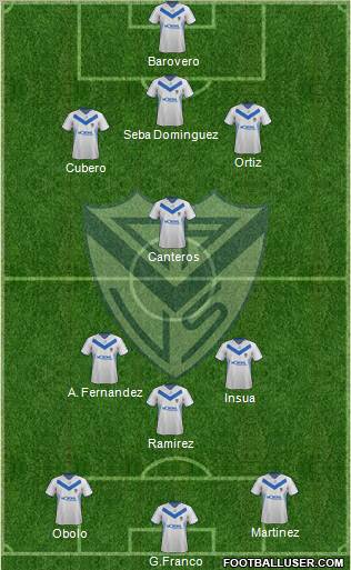 Vélez Sarsfield Formation 2012