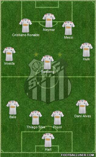 Santos FC Formation 2012