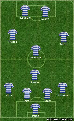 Queens Park Rangers Formation 2012