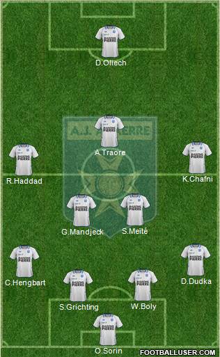 A.J. Auxerre Formation 2012