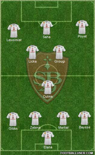 Stade Brestois 29 Formation 2012