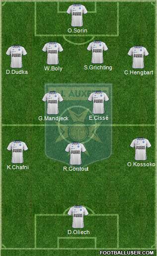 A.J. Auxerre Formation 2012