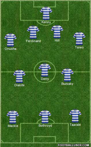 Queens Park Rangers Formation 2012