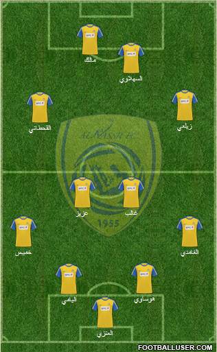 Al-Nassr (KSA) Formation 2012