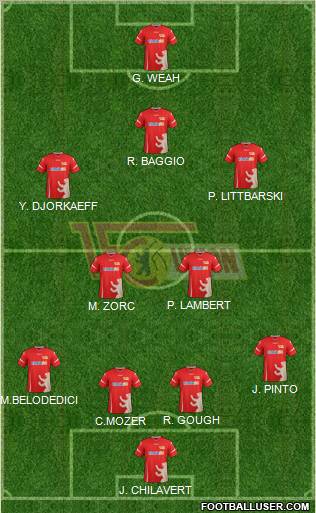 1.FC Union Berlin Formation 2012