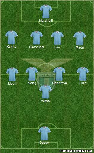 S.S. Lazio Formation 2012