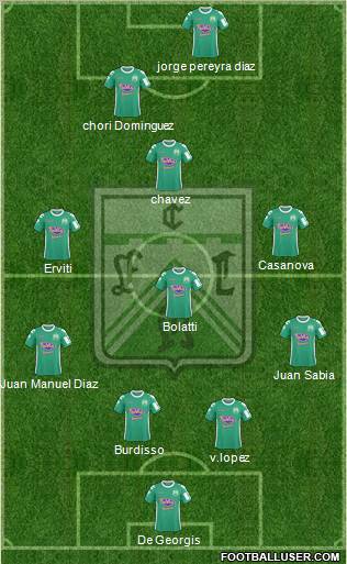 Ferro Carril Oeste Formation 2012