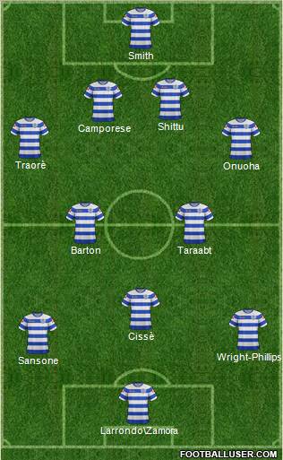 Queens Park Rangers Formation 2012