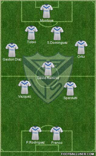 Vélez Sarsfield Formation 2012