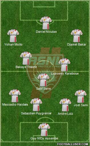 A.S. Nancy Lorraine Formation 2012