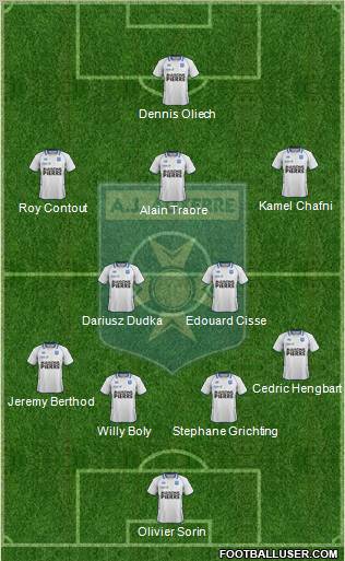 A.J. Auxerre Formation 2012