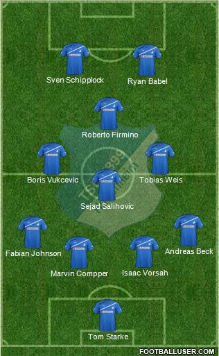 TSG 1899 Hoffenheim Formation 2012