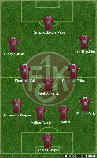 1.FC Kaiserslautern Formation 2012