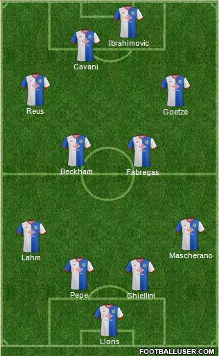 Blackburn Rovers Formation 2012