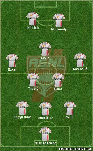 A.S. Nancy Lorraine Formation 2012