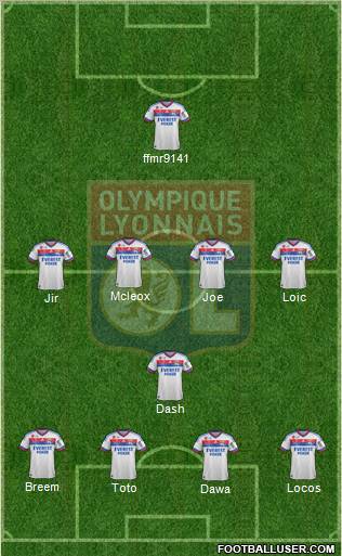 Olympique Lyonnais Formation 2012