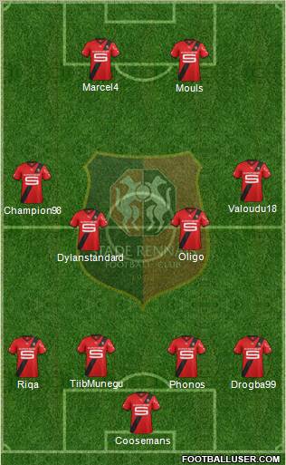 Stade Rennais Football Club Formation 2012