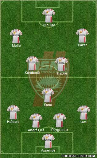 A.S. Nancy Lorraine Formation 2012