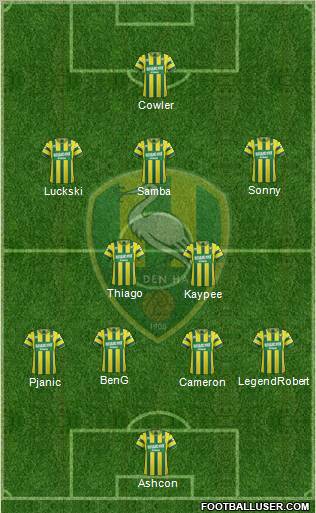 ADO Den Haag Formation 2012