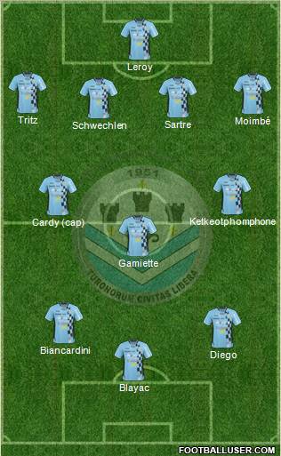 Tours Football Club Formation 2012