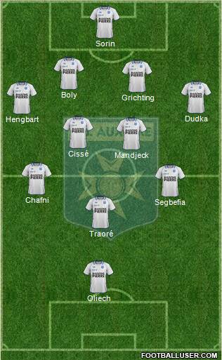 A.J. Auxerre Formation 2012