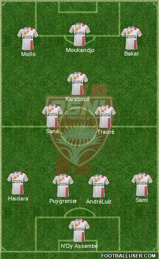 A.S. Nancy Lorraine Formation 2012