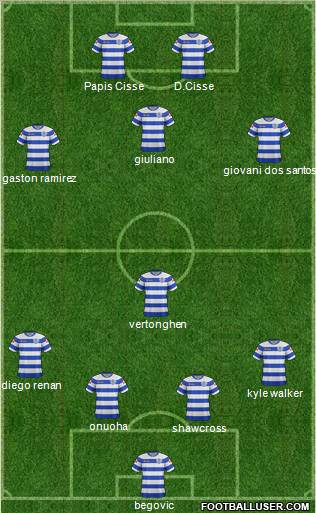 Queens Park Rangers Formation 2012