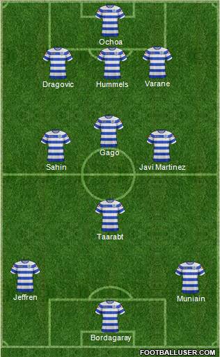 Queens Park Rangers Formation 2012