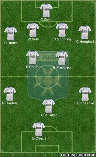 A.J. Auxerre Formation 2012