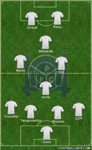 A Pinheiro FC Formation 2012