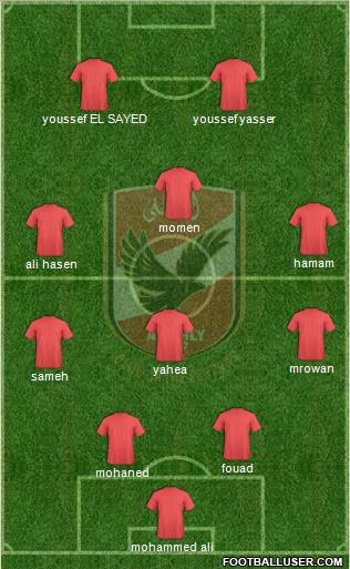 Al-Ahly Sporting Club Formation 2012