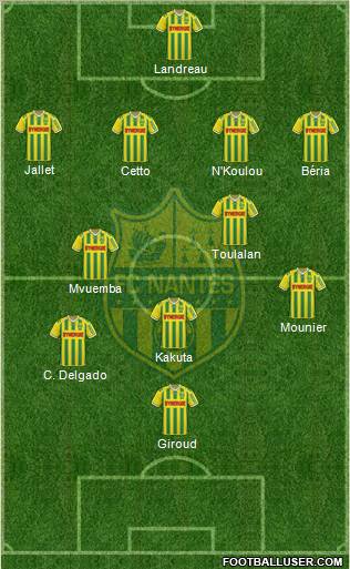 FC Nantes Formation 2012