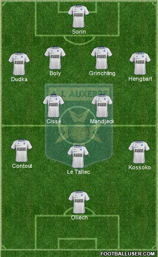 A.J. Auxerre Formation 2012