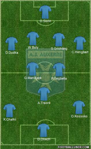 A.J. Auxerre Formation 2012