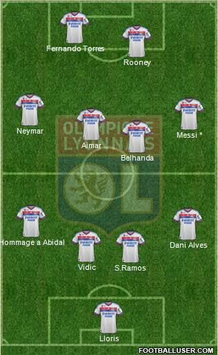 Olympique Lyonnais Formation 2012