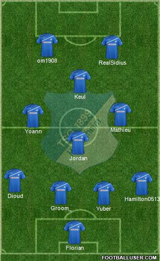 TSG 1899 Hoffenheim Formation 2012