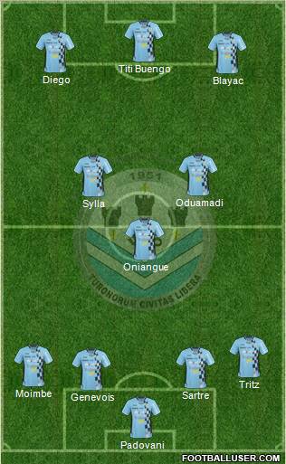 Tours Football Club Formation 2012