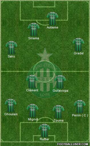 A.S. Saint-Etienne Formation 2012