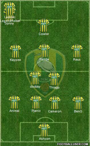 ADO Den Haag Formation 2012