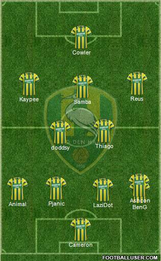 ADO Den Haag Formation 2012