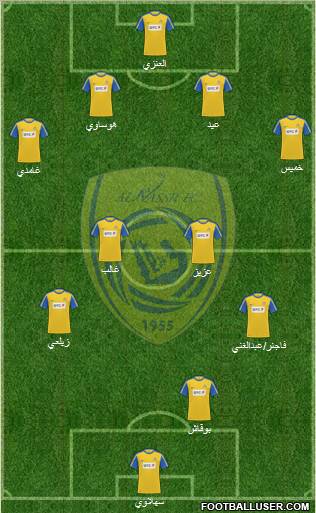 Al-Nassr (KSA) Formation 2012