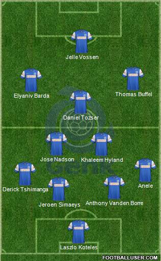 K Racing Club Genk Formation 2012