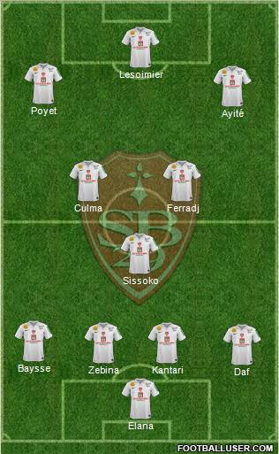 Stade Brestois 29 Formation 2012